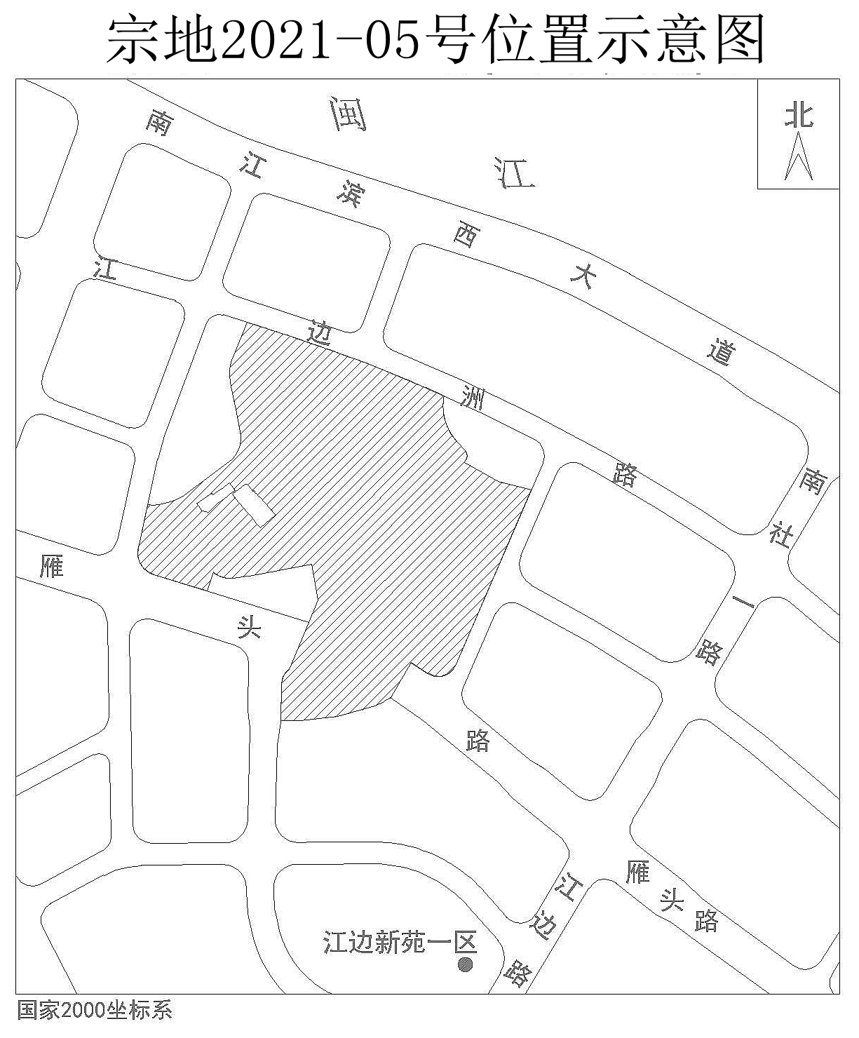 宗地2021-05号位置示意图(江南CBD出让地块九