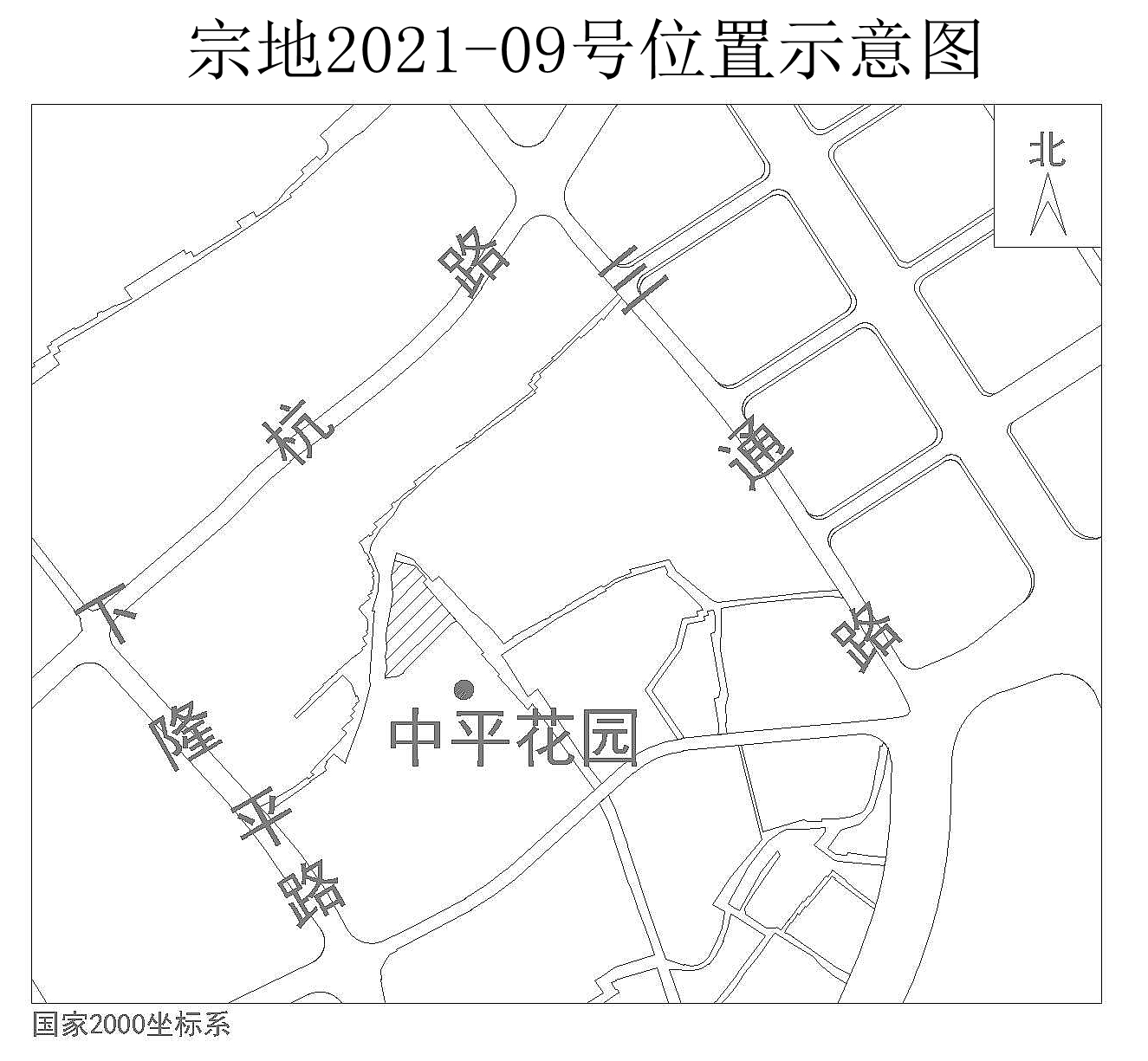 宗地2021-09号位置示意图(中平花园